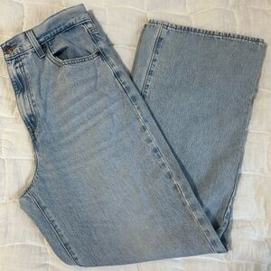 Levi's Women's High Rise Light Blue Straight Jeans